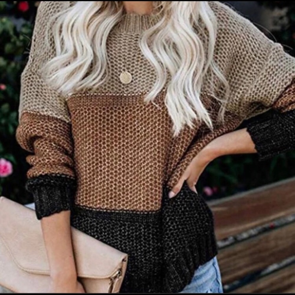 Oversized knit cozy sweater!